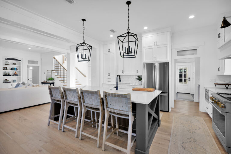 JMH Portfolio - Lowcountry Farmhouse kitchen island design