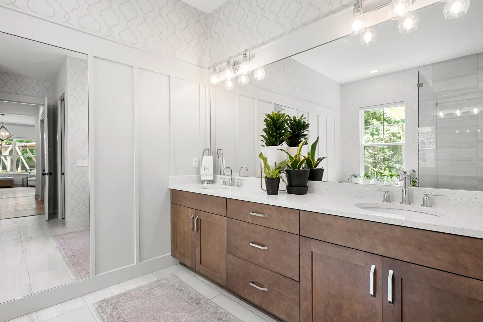 Home renovation terminology, custom design bathroom vanity