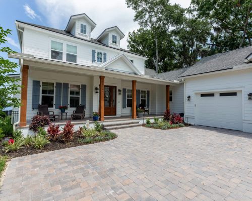 Bells River Residence, Front of Home