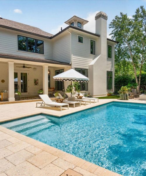 Outdoor Living - After 2 (Back of House & Pool)